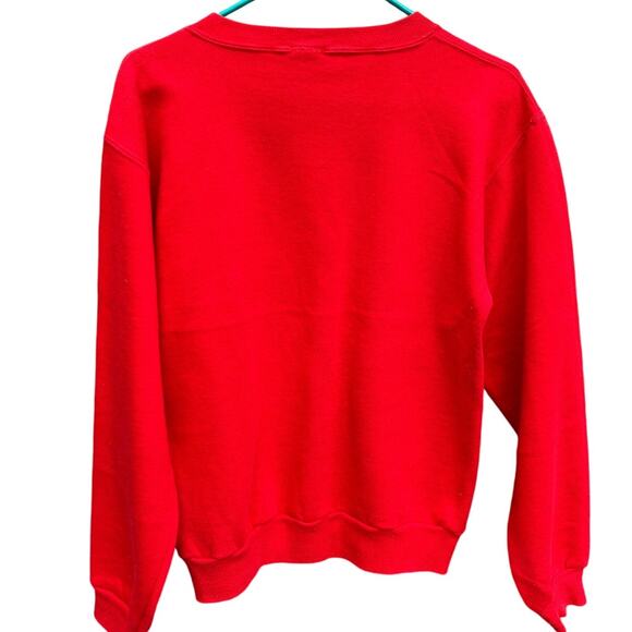 Florida China Fuchang Li Vintage 1983 red crewneck sweatshirt Size Small - Picture 2 of 5